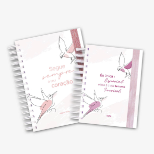 Agenda diária compacta 2026 - Beija-flor