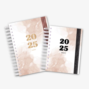 Agenda diária compacta 2026 - Galáxia Nude