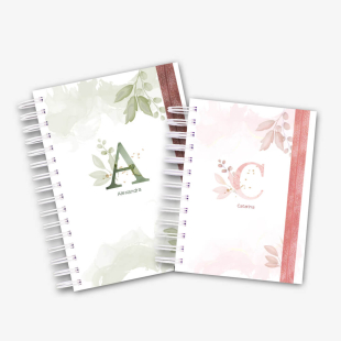 Agenda diária 2026 - Letra Nome