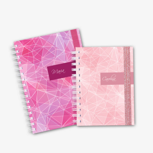 Diário Fitness e alimentação - Cristal