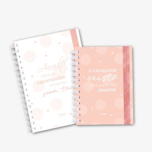 Diário Fitness e alimentação - Elegante