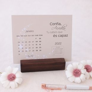 2022 Desk calendar - ESTRELAS Nude