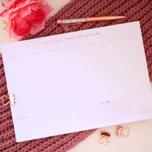 Planner semanal - clássico