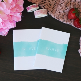 Notebook Believe A5 or A6 - Softcover