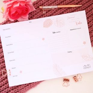 Planner semanal - tropical